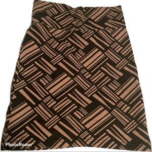 Forever 21 Women’s Size Small Banded Skirt Blk/Tan